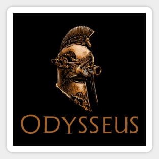 Odysseus - Steampunk Ancient Greek Helmet - Trojan War Magnet